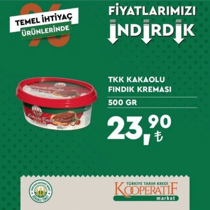 Tarım Kredi Marketlerinin ekim ayı indirimli ürünler listesi belli oldu