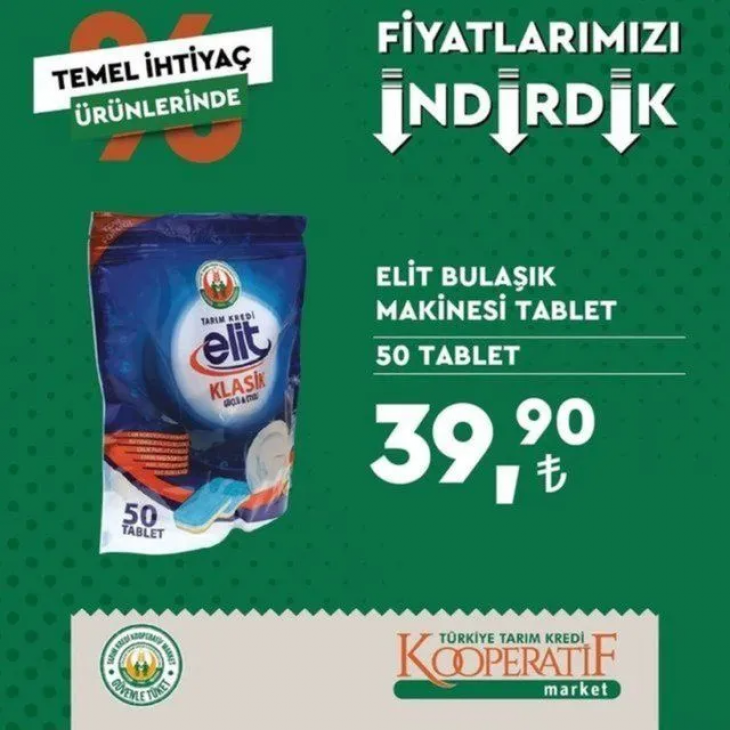 Tarım Kredi Marketlerinin ekim ayı indirimli ürünler listesi belli oldu