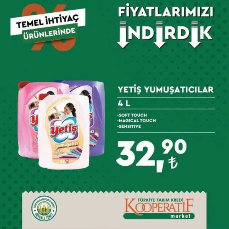 Tarım Kredi Marketlerinin ekim ayı indirimli ürünler listesi belli oldu