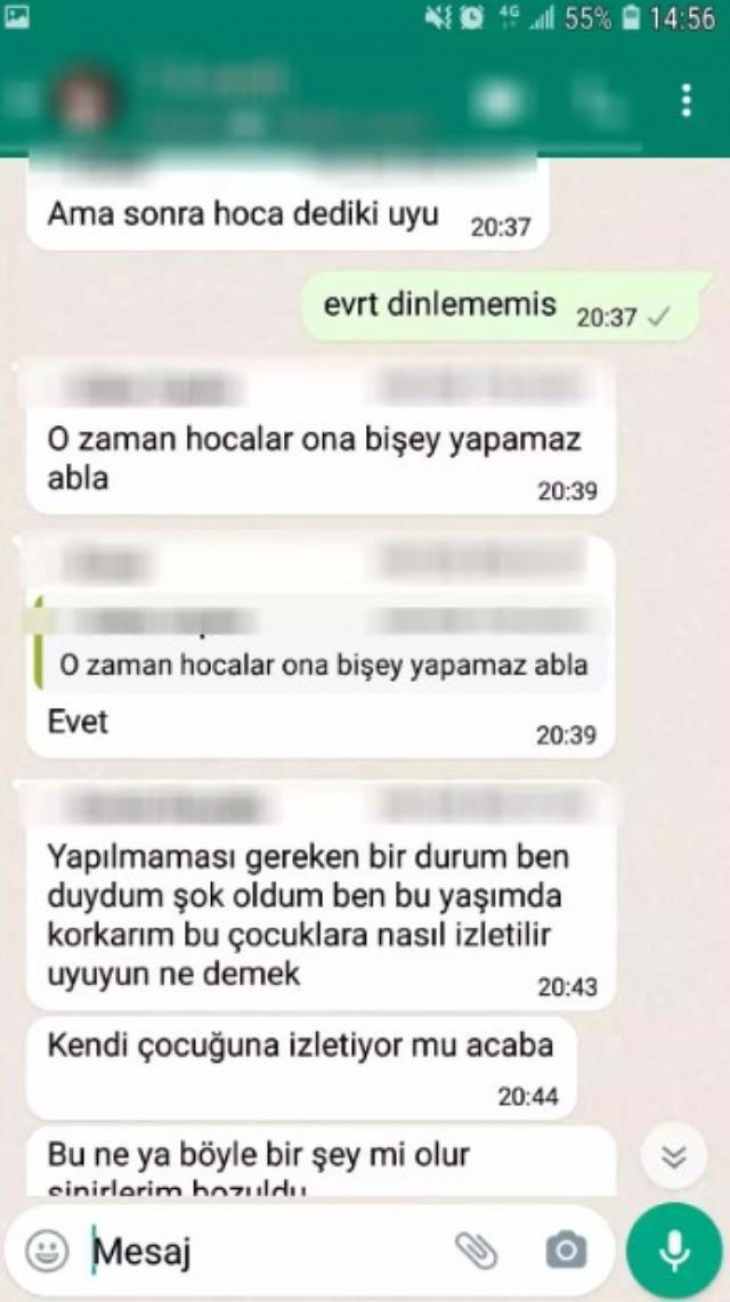 Öğretmenin sınıfta izlettiği film velileri ayağa kaldırdı