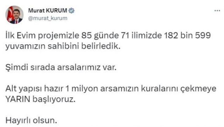 Siirt'te TOKİ Arsa Projesinin Kura Çekimi Yarın Yapılıyor! Faiz Yok, Taksitler Sabit!