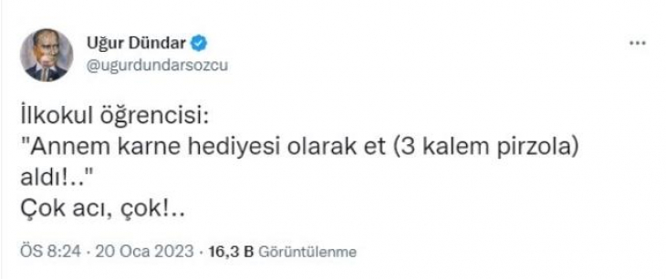 Kasapta muhabirin mikrofon uzattığı çocuğun sözleri milyonların yüreğine oturdu: Annem karne hediyesi olarak et aldı