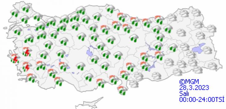 Sıcaklıklar düşecek: Siirt yağışlı havanın etkisinde