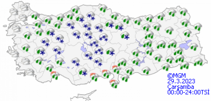 Sıcaklıklar düşecek: Siirt yağışlı havanın etkisinde