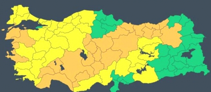 Kuvvetli yağış ve fırtına geliyor! Meteoroloji'den 57 il için uyarı