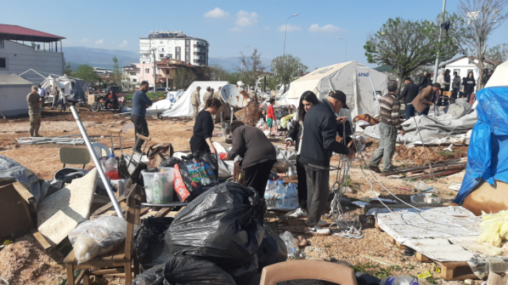 Kahramanmaraş'ta can kaybı ve yaralanmalara neden olan hortumun görüntüleri ortaya çıktı