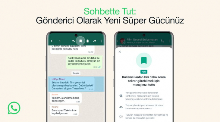 WhatsApp'tan yeni özellik: Yeni süper gücünüz!