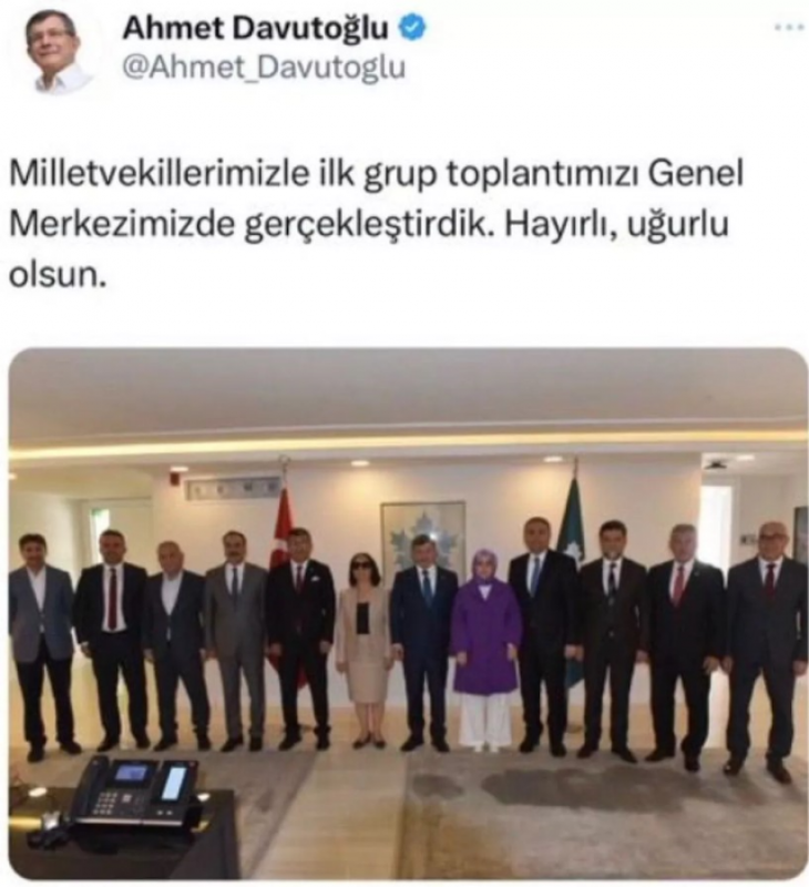 Davutoğlu'ndan, CHP'lileri kızdıran paylaşım! Tepkiler gelince hemen sildi