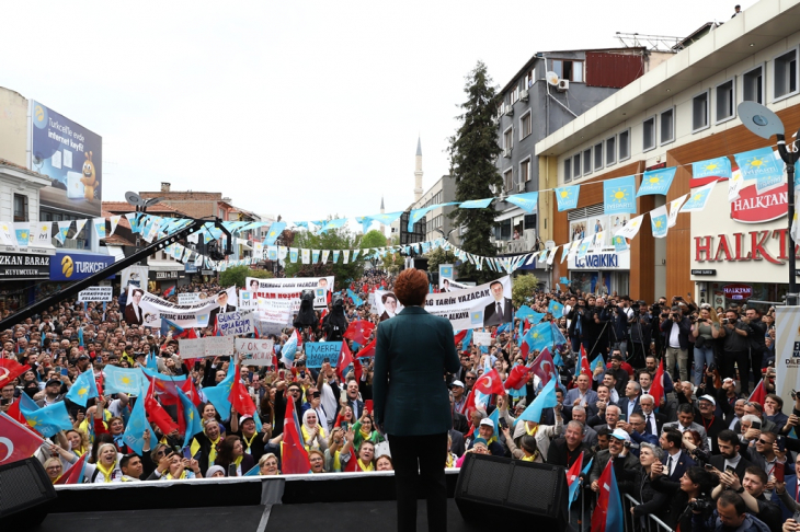 İyi Parti Genel Başkanı Meral Akşener 'Patates Soğan Yiyemeyenler Sayın Erdoğan'ın İktidarını Yiyecekler'