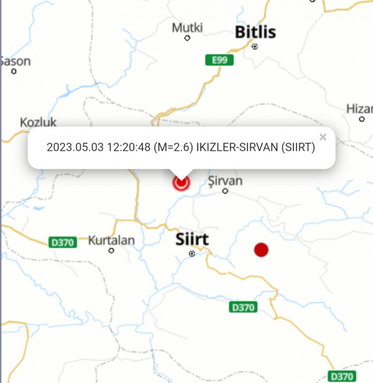 Siirt'te Deprem!