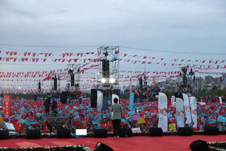 İYİ PARTİ GENEL BAŞKANI MERAL AKŞENER MİLLET İTTİFAKININ İSTANBUL MİTİNGİNDE KONUŞTU