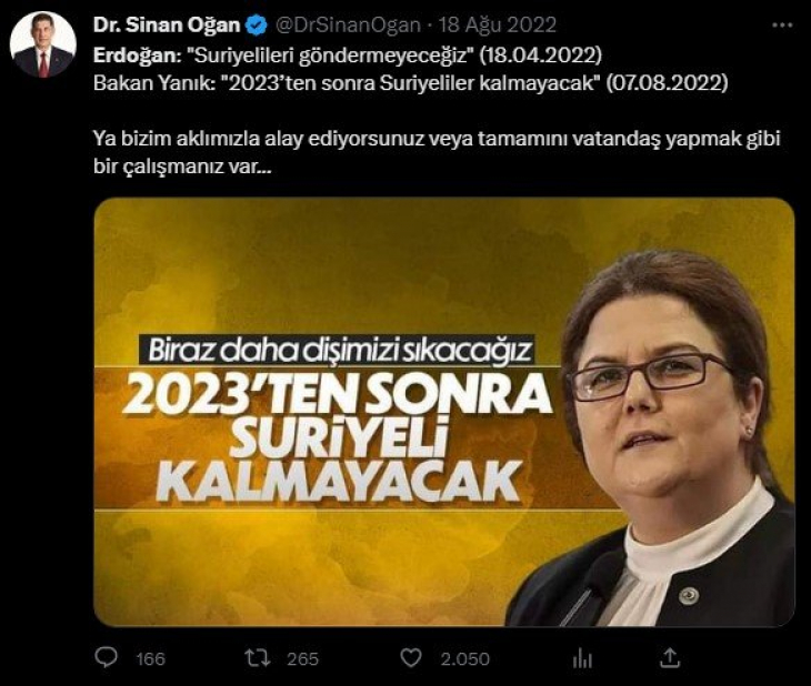 Cumhur İttifakına Desteğini Açıklayan Sinan Oğan'ın Erdoğan Arşivi!