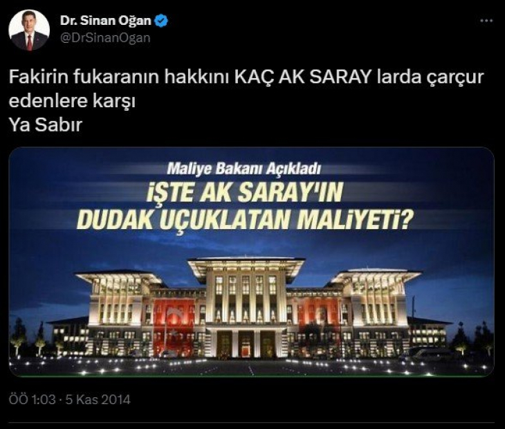 Cumhur İttifakına Desteğini Açıklayan Sinan Oğan'ın Erdoğan Arşivi!