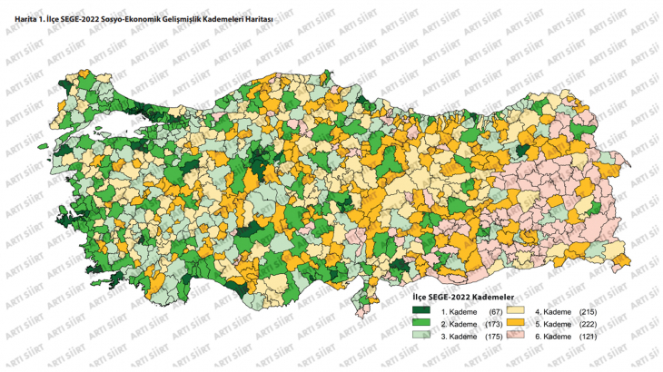 Siirt İçin Üzücü Haber! İlçemiz 973 İlçe Arasında En Gelişmemiş 2. İlçe Oldu... İşte Siirt'in İlçelerinin Gelişmişlik Durumları