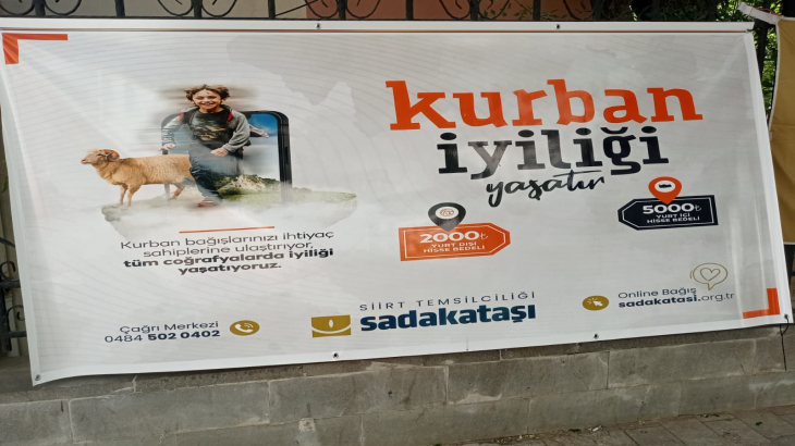 Siirt Sadaka Taşı Kurban Etlerini Yardıma Muhtaç Ailelere Ulaştırıyor!