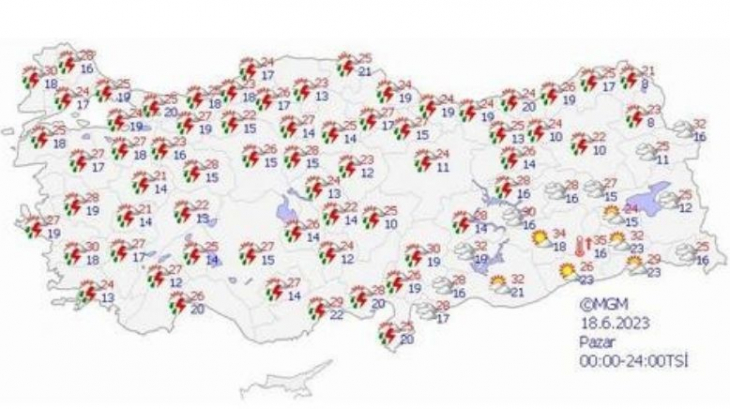 Türkiye 18 Haziran'da farklı bir güne uyanacak... Siirt, Şanlıurfa, Mardin, Şırnak, Batman, Van hariç tüm Türkiye görecek