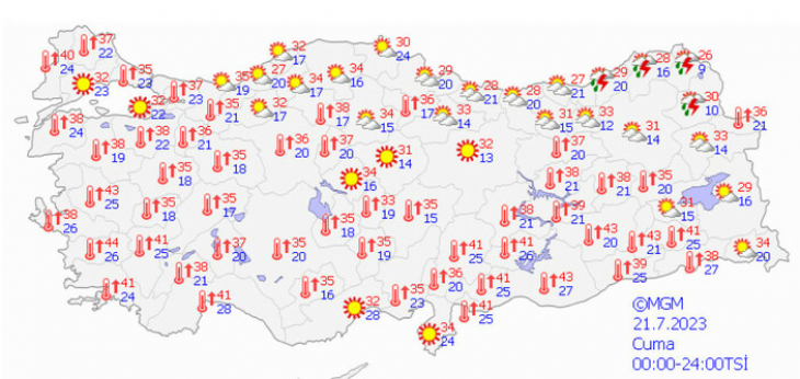 Meteoroloji uyardı: Çarşamba günü sıcaklıklar tekrar yükselecek