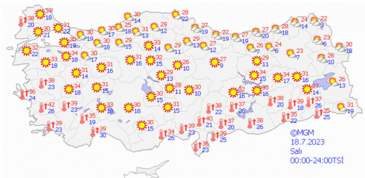 Meteoroloji uyardı: Çarşamba günü sıcaklıklar tekrar yükselecek