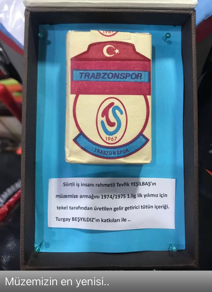 Trabzonspor, Siirtli İş İnsanı Rahmetli Tevfik Yeşilbaş'ın Adını Müzede Yaşatıyor