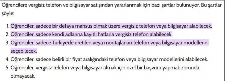 Gençlerin hayalleri yine suya düştü! Üniversite öğrencilerine vergisiz cep telefonu ve bilgisayar kampanyasının ayrıntıları belli oldu