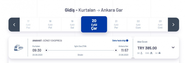 TCDD'den Tren Biletlerine Dev Zam! Kurtalan'dan Batman'a Trenle Gitmek Dolmuştan Daha Pahalı Oldu!