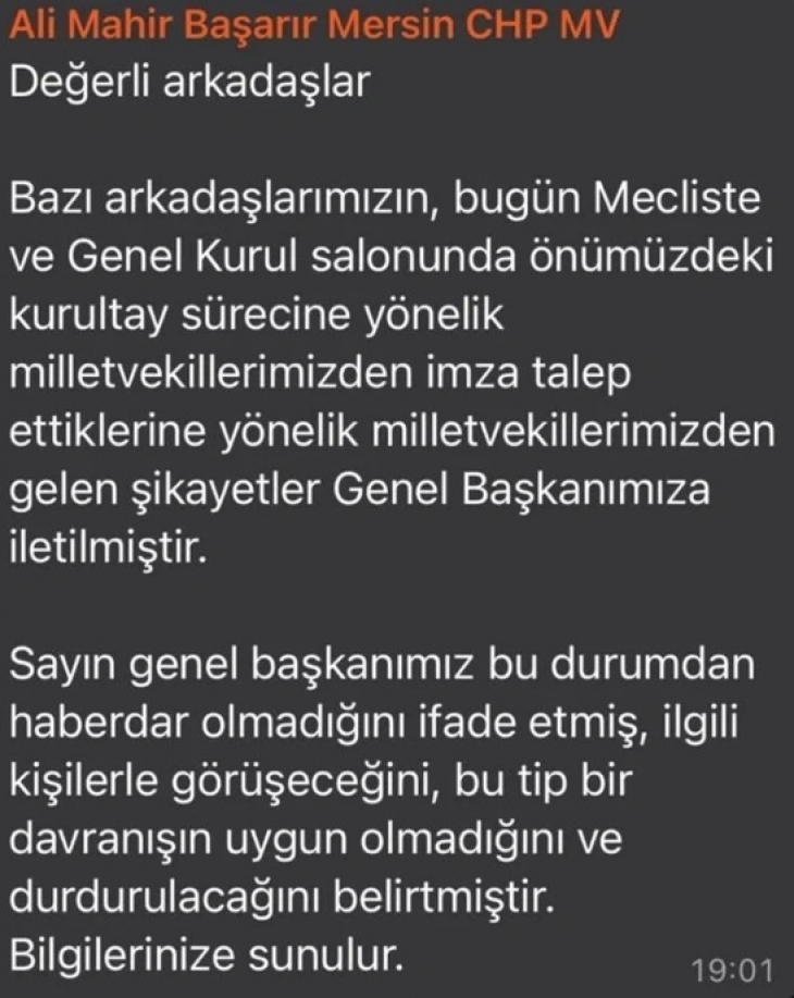 CHP'de imza krizi! WhatsApp yazışmaları ifşa oldu: Birbirlerine girdiler