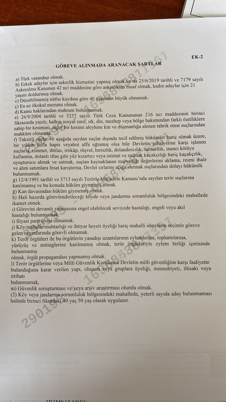 Siirt'in Baykan İlçesinde 66 Güvenlik Korucusu Alımı Yapılacak!