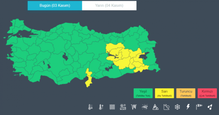 Meteoroloji'den Siirt için kritik uyarı!