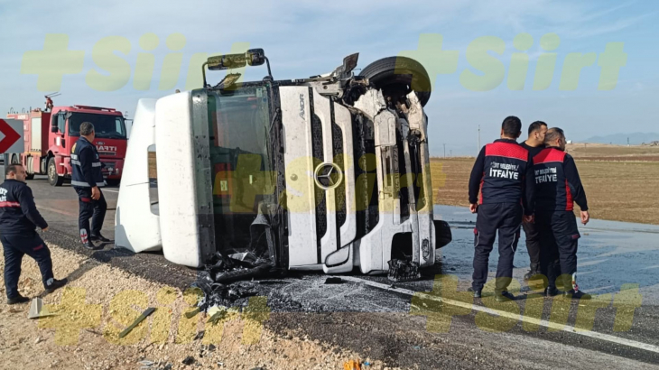 Siirt-Batman Yolun Feci Kaza: 1 Ölü 2 Yaralı