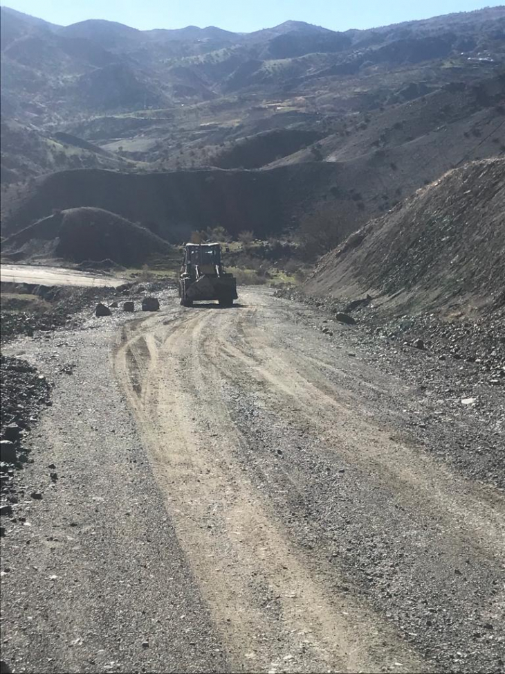 Siirt'te Aşırı Yağışlar Nedeniyle Kapanan Köy Yolları Açıldı