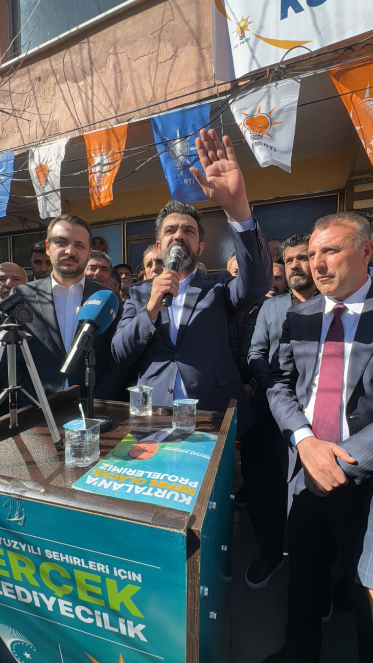 Kurtalan'da AK Parti Seçim Lokali Açılışı Yoğun Katılımla Gerçekleşti