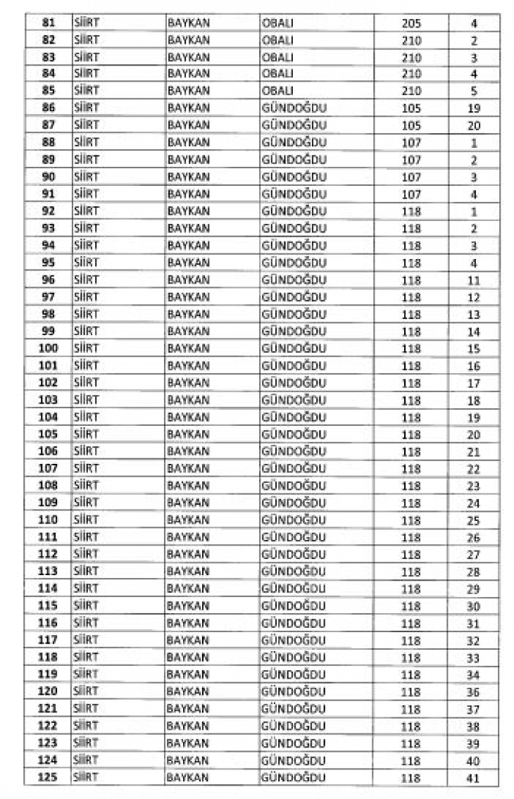 Cumhurbaşkanı Erdoğan Onayladı! Siirt'te 133 Parsel kamulaştırılacak.