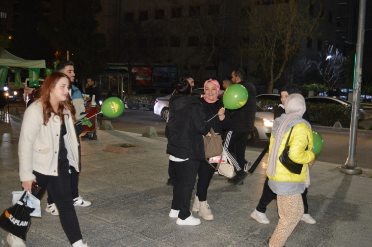 HÜDA PAR, Siirt'te seçim stantları kurarak çalışmalarını sürdürdü