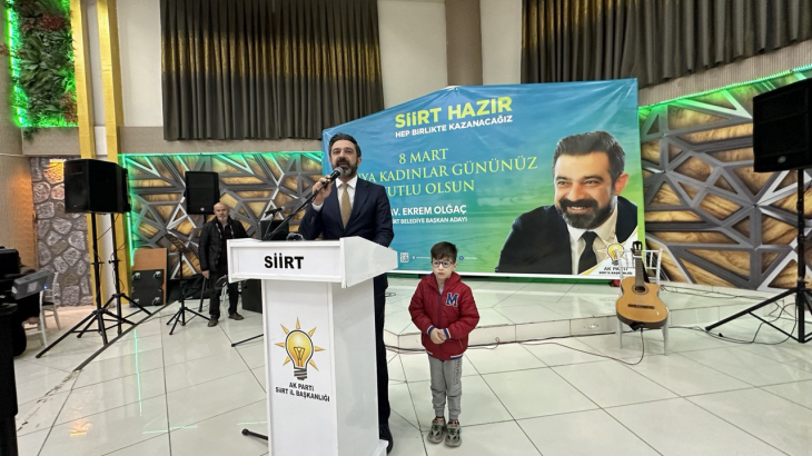 AK Parti Siirt'in Kadınlar Günü Etkinliğine Yoğun Katılım