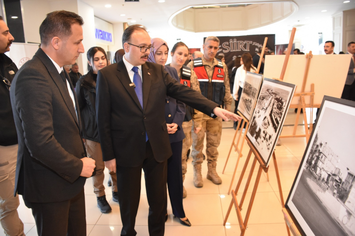 'Bir Zamanlar Siirt Fotoğraf Sergisi'nin Açılışı Yapıldı