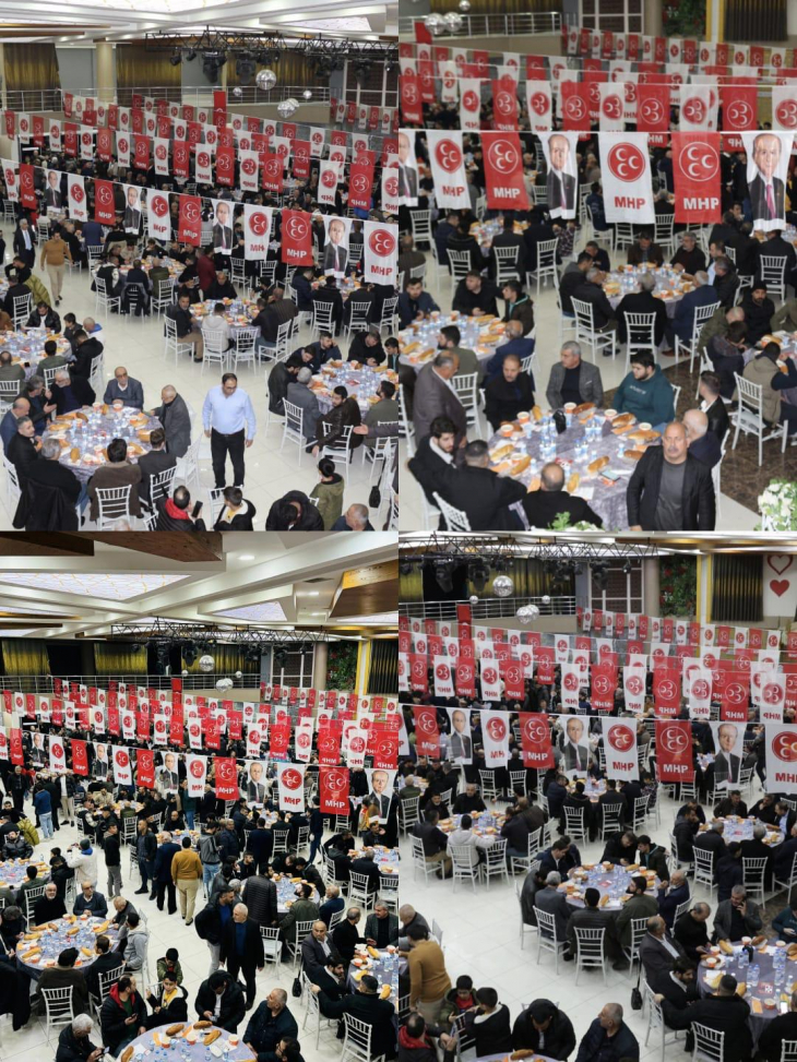 MHP'nin İftar Davetine Yoğun Katılım