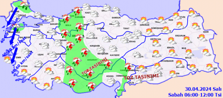 Meteoroloji uyardı: Gök gürültülü sağanak geliyor! Siirt'te de etkili olacak