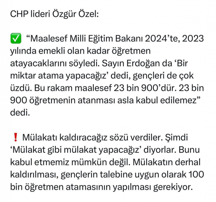 Son dakika! 23 bin 900 öğretmen ataması yapılacak!!!