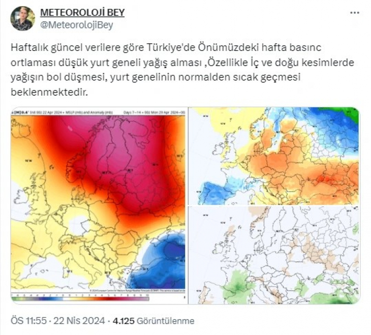 Türkiye'de önümüzde Pazartesiden itibaren başlıyor, hafta boyu devam. Tüm yurtta günlerce etkisini sürdürecek