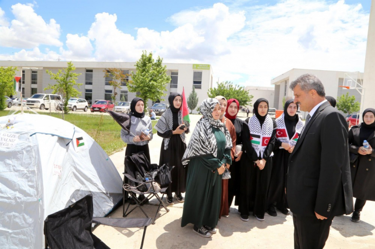 Siirt Üniversitesinde 'Gazze'ye Bir Ses, Bir Nefes' Etkinliği Düzenlendi