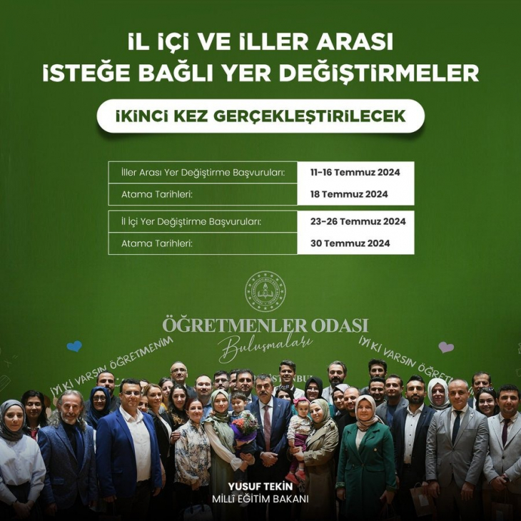 Miil Eğitim Bakanından Öğretmenlere Müjde! İkinci Kez Hak Verilecek