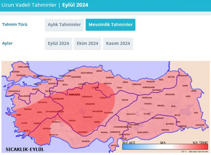 Siirt'te sonbahar nasıl geçecek? Kasım ayında sıcaklar normalin üstünde olacak | Bu haritaya dikkat. Yanacağız...