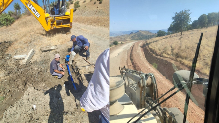 Siirt Köylerinde Altyapı Yenilemeleri Devam Ediyor