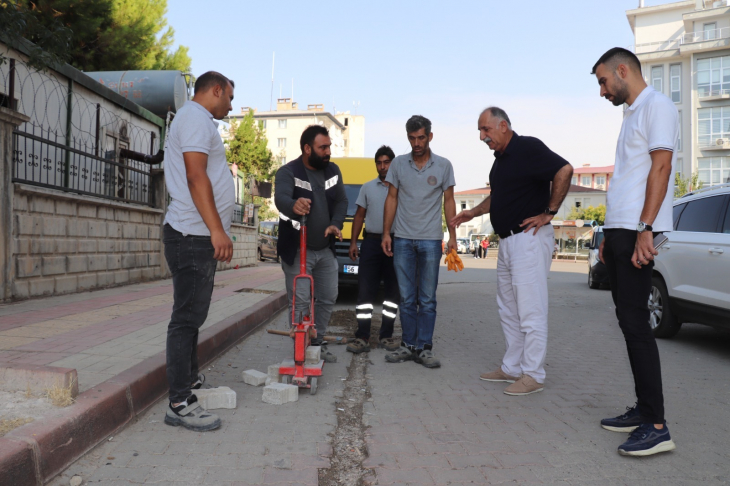 Siirt Belediye Eş Başkanı Mehmet Kaysi, Altyapı ve Sosyal Projeleri Yerinde İnceledi