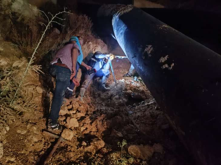 Siirt'te Su Kesintisine Neden Olan Arıza SİSKİ Tarafından Hızla Giderildi